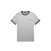 Contrast trim T-shirt with band Fred Perry