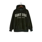 Hooded jacket Gant Velour