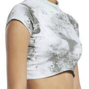 Women's short sleeve T-shirt Reebok Cloud Splatter-Print