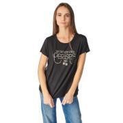 Women's bi-material T-shirt Le Temps des cerises Zephi