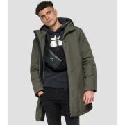 Mid weight recycled hooded jacket Replay
