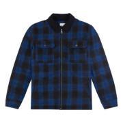 Quilted plaid overshirt Penfield bear badge
