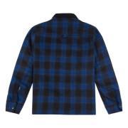 Quilted plaid overshirt Penfield bear badge