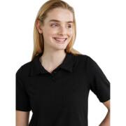 Women's short sleeve polo shirt Pieces Kylie