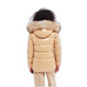 Coat with fur woman Pyrenex Authentic Shiny