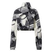 Sweatshirt printed 1/2 zip woman Reebok Classic