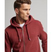 Hoodie zipped and embroidered Superdry Vintage Logo