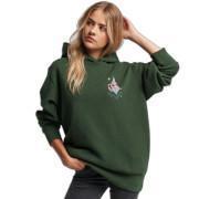 Sweatshirt hoodie woman Superdry Nomadic Folk