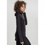 Women's Hoodie urban Classic polar fleece zip
