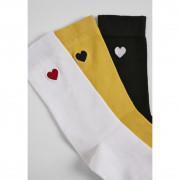 Socks Urban Classics heart (3pcs)
