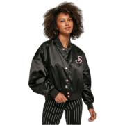 Satin jacket woman urban classics college Starter